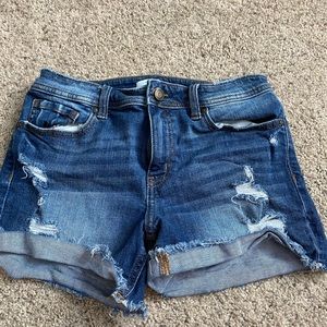 Denim shorts